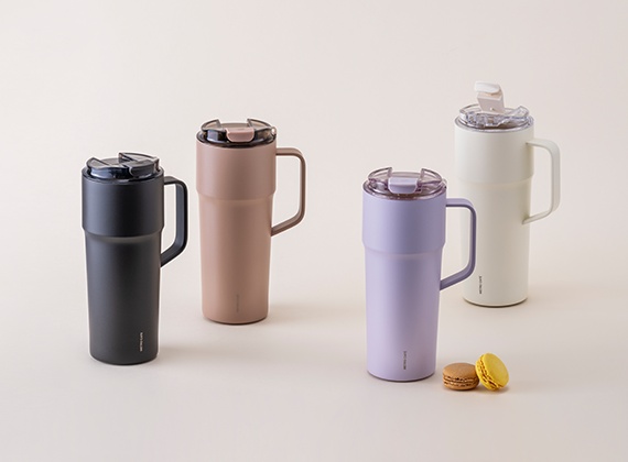 Metro Cafe Ceramic Handle Tumbler