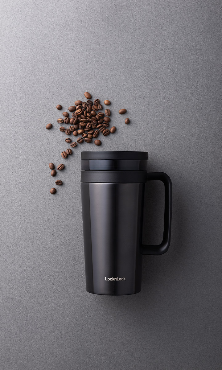 LOCK&LOCK New Thermal Insulated Coffee Filter Mug Cup 400ml 