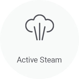 Active steam
