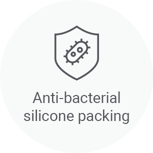 Anti-bacterial silicone packing